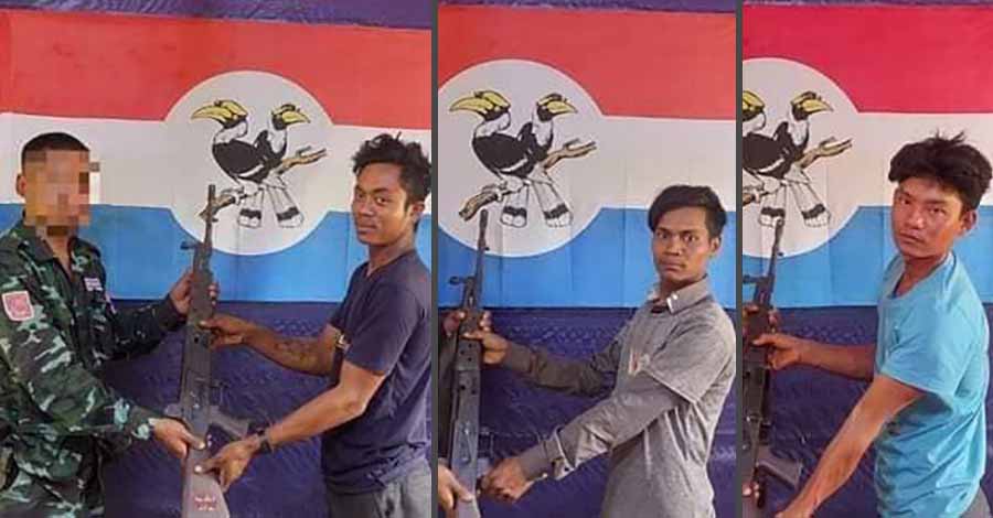 စစ်ကောင်စီတပ်ဖွဲ့၀င် ၃ ဦး လက်နက်ခဲယမ်းများဖြင့် CDF-Hakha ထံ အလင်း၀င်