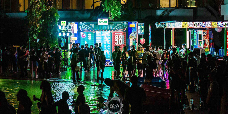 ဆီဒိုးနားဟိုတယ် Safe House သင်္ကြန်ပါတီပွဲသွားသူအချို့ ရေနှင့်လက်ပတ်ကြောင့် အရေပြား အနာဖြစ်