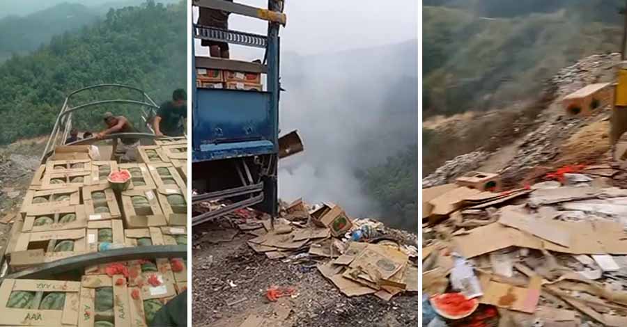 တရုတ်ဘက် တင်ပို့သည့် ဖရဲသီးများ လမ်းခရီး ကြန့်ကြာမှုကြောင့် အများအပြား စွန့်ပစ်နေရ