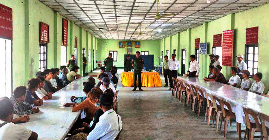စစ်မှုထမ်းအပတ်စဥ် ၂ တွင် ပါဝင်သူများကို စစ်ဆေးရုံသို့ခေါ်ကာ ဆေးစစ်
