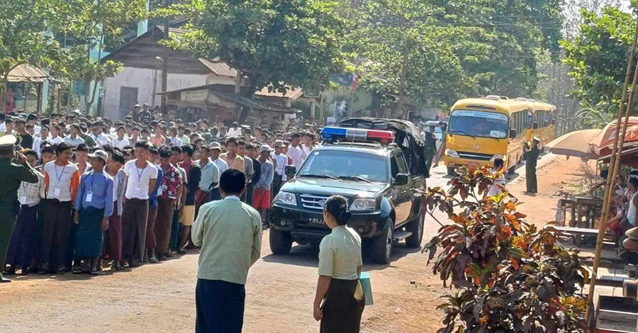 ရန်ကုန်တွင် စစ်မှုထမ်းအပတ်စဥ် ၂ အတွက် စာရင်းကောက်