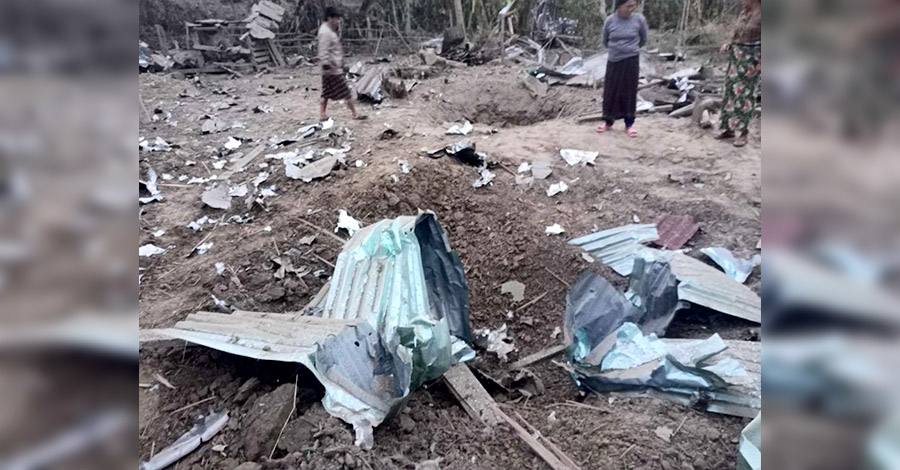 ခါမ်းပါတ်မြို့ လေကြောင်းတိုက်ခိုက်ခံရသဖြင့် ပြည်သူ ၃ ဦး သေဆုံး