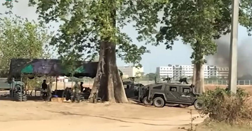 မြဝတီကို ပြန်ထိန်းချုပ်နိုင်ရန် စစ်ကောင်စီတပ်က လမ်းကြောင်း ၃ ခုမှ ထိုးဖောက် စစ်ဆင်နေ