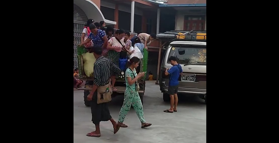 မိုးမောက် ဘာသာရေးအဆောက်အုံများ၌ စစ်တပ်ကတပ်စွဲ၊ တိုက်ပွဲကြောင့် မြို့လုံးကျွတ်နီးပါး ထွက်ပြေးနေရ