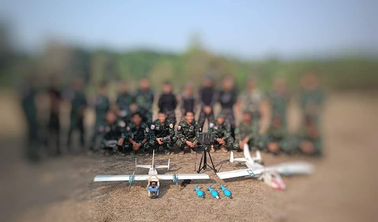 သထုံနှင့် ဘီးလင်းတွင် ရဲစခန်းနှင့် စစ်ကောင်စီတပ်ရင်း ၂ ခု ဒရုန်းဖြင့်တိုက်ခိုက်ခံရ