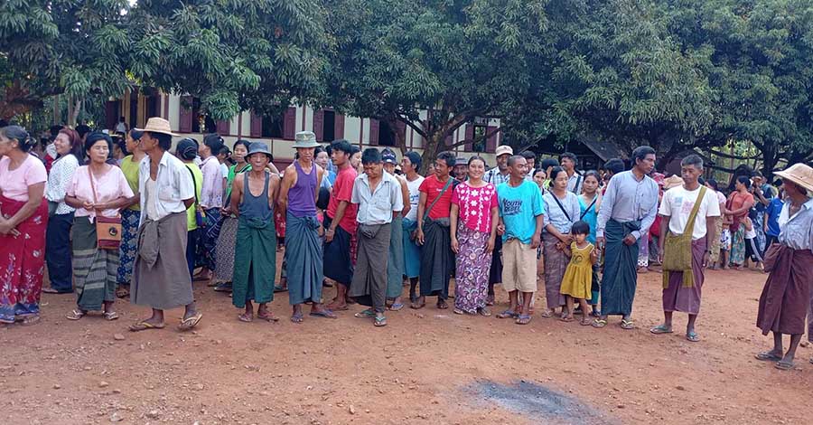 နောင်ချို၊ ကျုံပျော်၊ ဆားလင်းကြီးနှင့် ယင်းမာပင်မြို့နယ်တို့မှ စစ်ရှောင်ထောင်ချီ အကူအညီလိုအပ် 