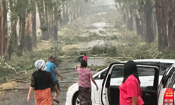 ရှမ်းတောင် မိုးကြီး၊ လေပြင်းတိုက်ခတ်မှုကြောင့် နေအိမ် ၅၀ ထက်မနည်းပျက်စီး