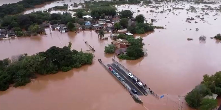 ဘရာဇီးရေကြီးမှု သေဆုံးသူ ၇၈ ဦးထိမြင့်တက်၊ သမ္မတ လူလာ သွားရောက်ကြည့်ရှု