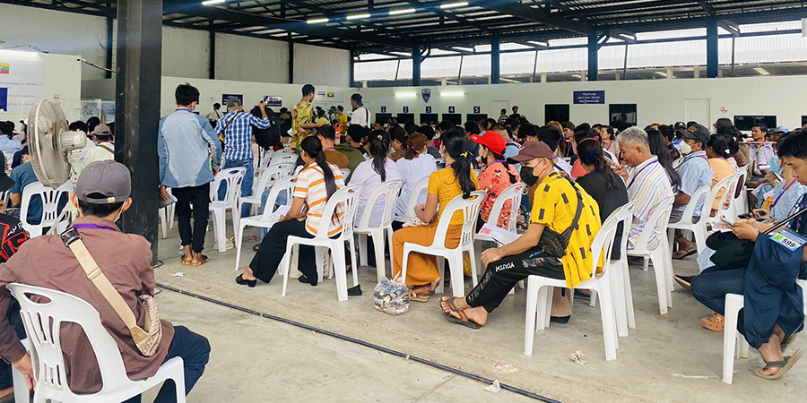 ထိုင်းရောက်မြန်မာများကို ဇီဝမှတ်တမ်းအချက်အလက် ကောက်ယူမည်
