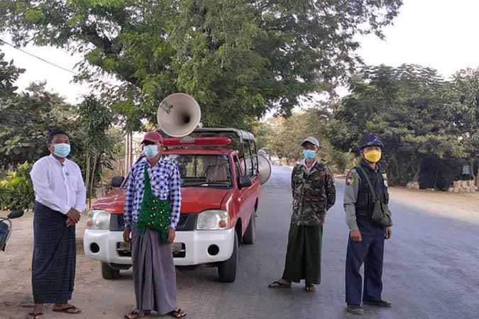မကွေးတိုင်းတွင် Mask မတပ်ရန်၊ လွယ်အိတ်မလွယ်ရန် စစ်ကောင်စီတားမြစ်