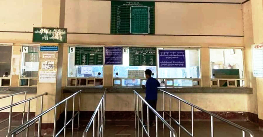 ဘီးလင်း ကျုံအိတ်တံတား မိုင်းခွဲခံရပြီးနောက် ရထားစီးနင်းသူ ပိုများလာ