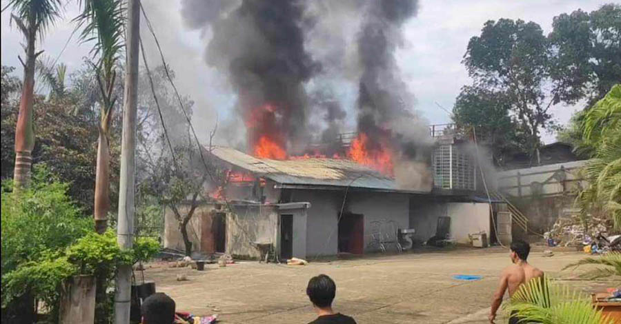 မတ္တရာ၊ ကျွဲကျရွာကို စစ်တပ် မီးရှို့၊ ဖားကန့်က ကေတီဗွီ မိုးကြိုးပစ်ခံရပြီး မီးလောင်