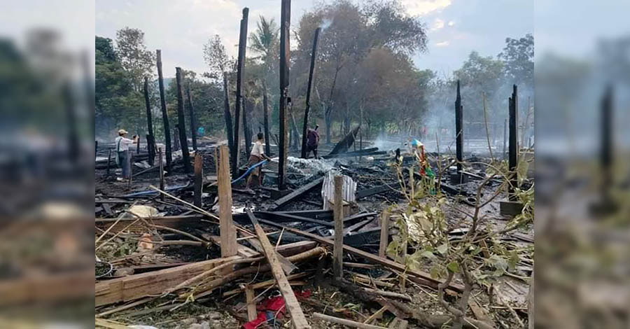 မောင်တောနှင့် ဆောတွင် စစ်ကောင်စီ လေကြောင်းဗုံးကြဲသဖြင့် ပြည်သူ ၁၁ ဦး သေဆုံး