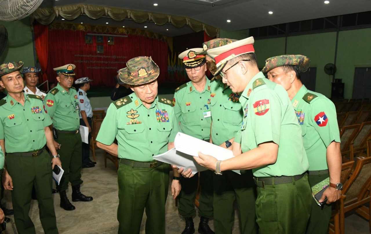 ရန်ကုန်တိုင်းစစ်ဌာနချုပ်နှင့် တပ်နယ်များကို ဒရုန်းကာကွယ်ရေးပစ္စည်းများ ထောက်ပံ့