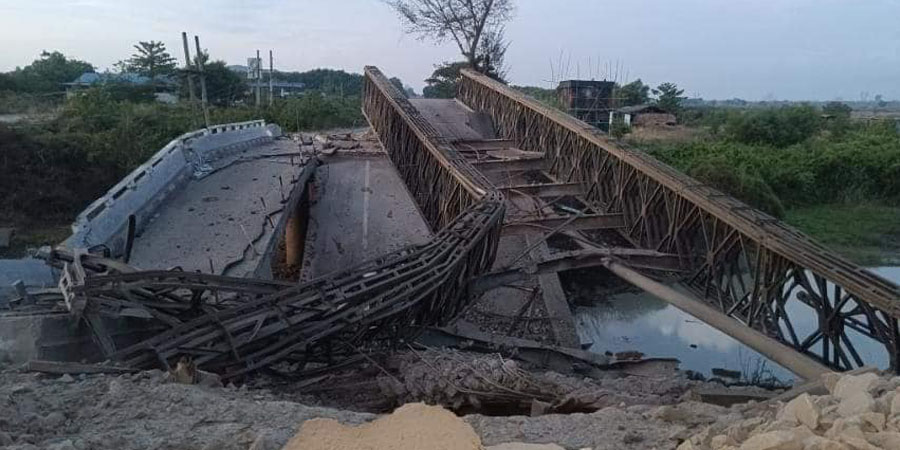 ဘီးလင်းတွင် ဆီဆိုင်ပိုင်ရှင် ၂ ဦး ပစ်သတ်ခံရ၊ ကျုံအိတ်တံတားပြင်သည့်အဖွဲ့ ဒရုန်းဖြင့် တိုက်ခိုက်ခံရ