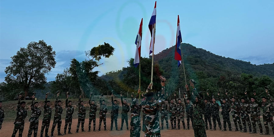 အမျိုးသမီးရဲမေများ ပါဝင်သည့် CDF ဒိုင် အခြေခံစစ်ပညာ သင်တန်းဆင်းပွဲ (ဓာတ်ပုံ)