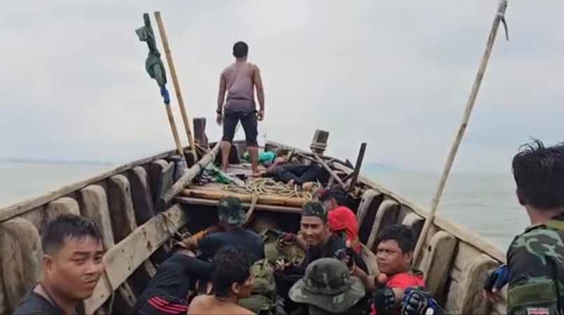 ကုလားကုတ်ကျွန်း၌ စက်လှေများကို စစ်တပ်က ညဘက်သွားလာခွင့်ကန့်သတ်