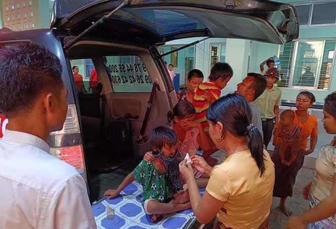 လပွတ္တာတွင် ကလေးငယ်များ အပါအဝင် ၄၅ ဦး အစာအဆိပ်သင့်