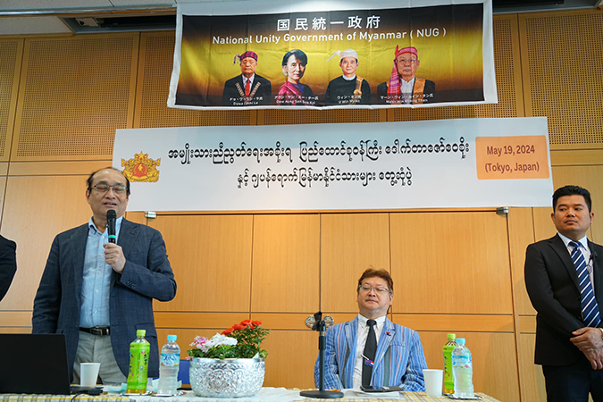 စစ်ရှောင်များကိုကူညီရန်နှင့် စစ်ကောင်စီကို အရေးယူပိတ်ဆို့ရန် ဂျပန်အစိုးရကို တောင်းဆို