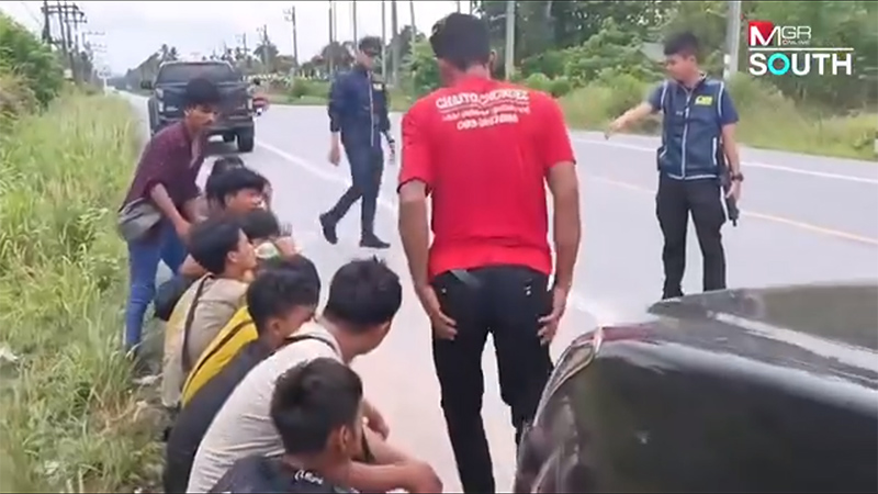 ထိုင်းတောင်ပိုင်းတွင် တရားမဝင် ဝင်ရောက်လာသည့် မြန်မာ ၁၁ ဦး ဖမ်းဆီးခံရ  