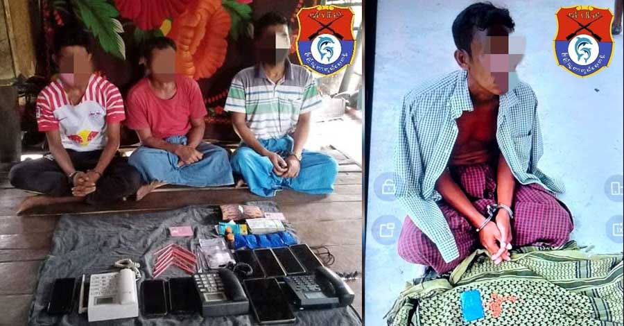 ကျွန်းစုတွင် စိတ်ကြွဆေး ရောင်းဝယ်ဖြန့်ဖြူးသူ ၄ ဦးကို PDF ဖမ်းဆီး