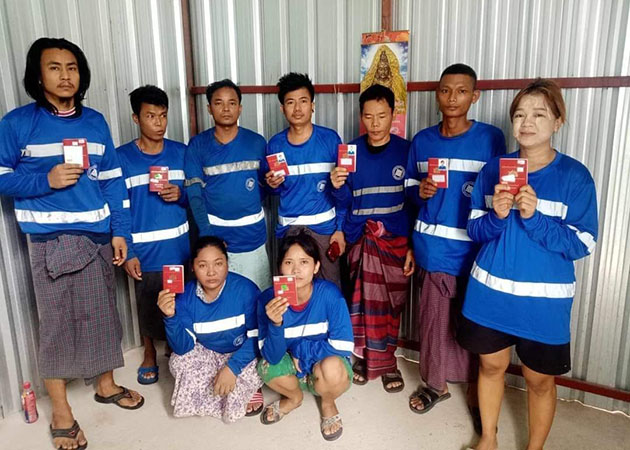 ထိုင်းနိုင်ငံတွင်  MOU မြန်မာအလုပ်သမား ၉ ဦး လုပ်ခလစာမရဘဲ အခက်ကြုံ