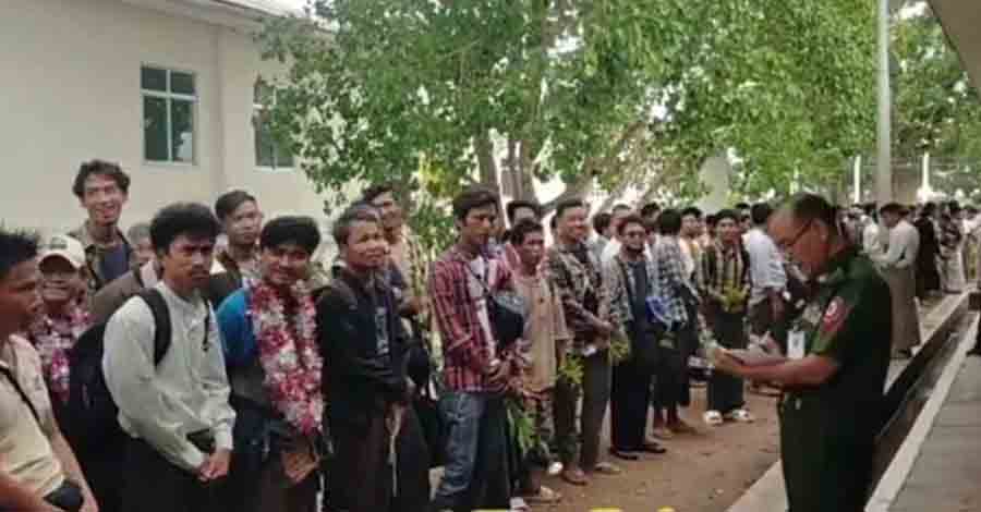 အရန်တပ်ဖွဲ့ ဥပဒေအရ  စစ်မှုထမ်းဟောင်းများ စစ်မှုထမ်းရန် သတင်းပို့ရ 
