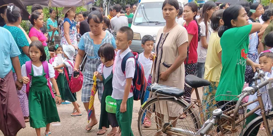 အခြေခံပညာကျောင်းတက်ရန် အနည်းဆုံး ကျပ် ၁ သိန်းခန့် ကုန်ကျ