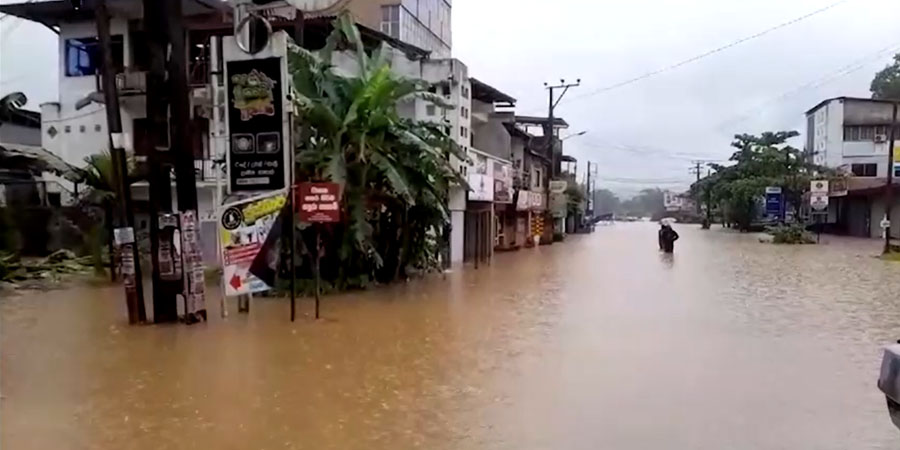 သီရိလင်္ကာတွင် ရေကြီး မြေပြိုမှုကြောင့် လူ ၁၂ ဦးထက်မနည်း သေဆုံး