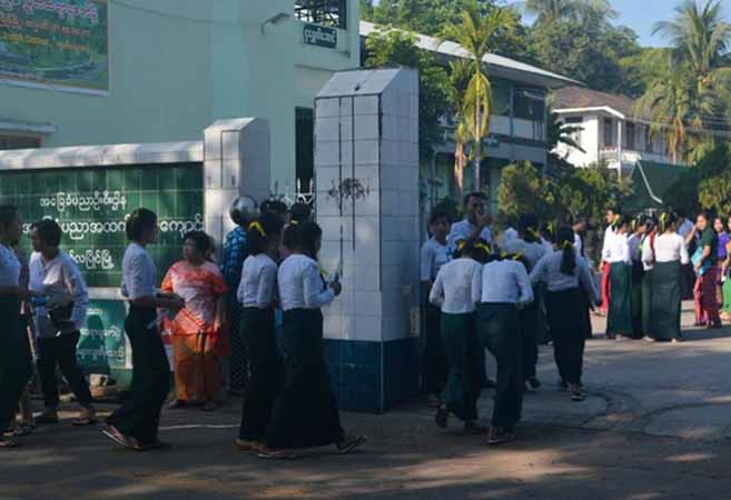 မွန်ပြည်နယ်တွင် ကျောင်းအပ်နှံသူ ၃ သိန်းကျော်ရှိ