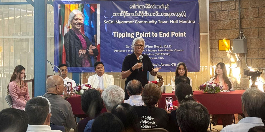 မြန်မာအရေးကို အမေရိကန်အစိုးရက စိတ်ဝင်စားမှု ပိုမိုရရှိစေရေး စည်းရုံးလုပ်ဆောင်ရန် ဒေါက်တာမီမီဝင်းဘတ် တိုက်တွန်း