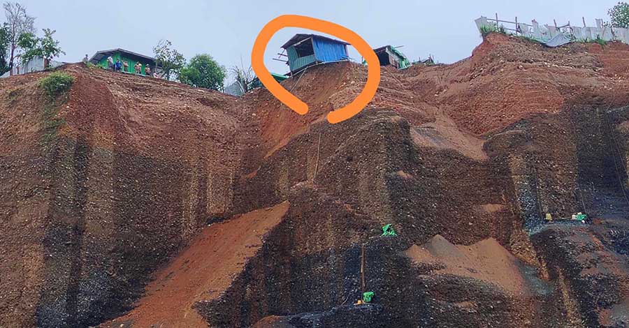 ဖားကန့်တွင် မြေပြိုကျပြီး ရေမဆေးသမား ၁ ဦး သေဆုံး၊  ၃ ဦးထိခိုက်