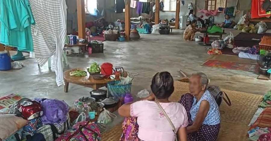 စစ်သား၊ ရဲနှင့် ဝန်ထမ်းမိသားစုများ စစ်ရှောင်များနှင့် ရောနှောနေထိုင်သဖြင့် အခက်ကြုံရ
