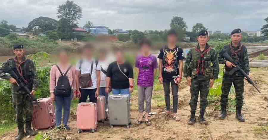 မြန်မာ-ထိုင်းနယ်စပ်တွင် နိုင်ငံခြားသား ၆ ဦးကို ထိုင်းစစ်တပ် ဖမ်းဆီး