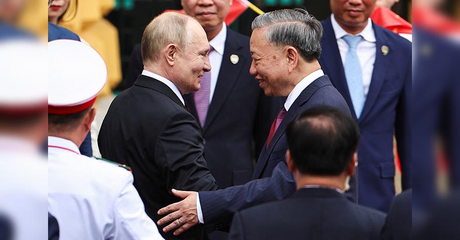 ရုရှားသမ္မတပူတင် ဗီယက်နမ်ကို အလည်အပတ်ရောက်ရှိ