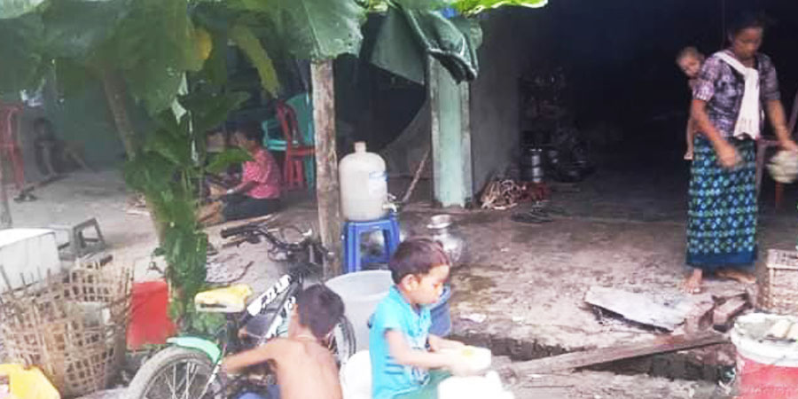 တိုက်ပွဲကြောင့် တိမ်းရှောင်နေသည့် မြိုစစ်ရှောင် ၆၀၀ နှင့် အဆက်အသွယ် ပြတ်တောက်နေ