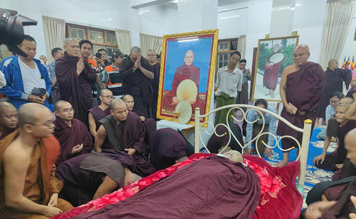 ဝင်းနိမ္မိတာရုံ ဆရာတော်ကြီးအား သေနတ်ဖြင့်ပစ်ခတ်ခဲ့သူများကို စုံစမ်းအရေးယူမည်ဟုဆို 