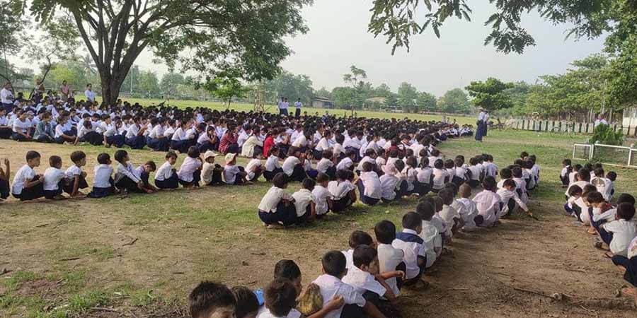 ဂန့်ဂေါ ပြည်သူ့အခြေပြုကျောင်းများတွင် ပညာသင်ကြားနေသူ ၁၇,၀၀၀ ကျော်ရှိလာ