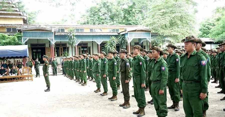 စစ်ကောင်စီက လင်းခေးခရိုင် မြို့နယ် ၄ ခုကို စစ်သင်တန်းပေးပြီး လက်နက်များ ထောက်ပံ့