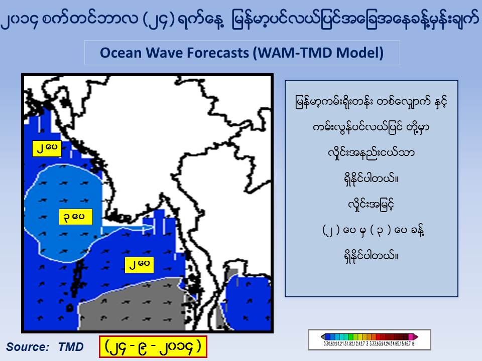 စက္တင္ဘာ ၂၄ ရက္ မုိးေလ၀သ ခန္႔မွန္းခ်က္ - ေဒါက္တာ ထြန္းလြင္