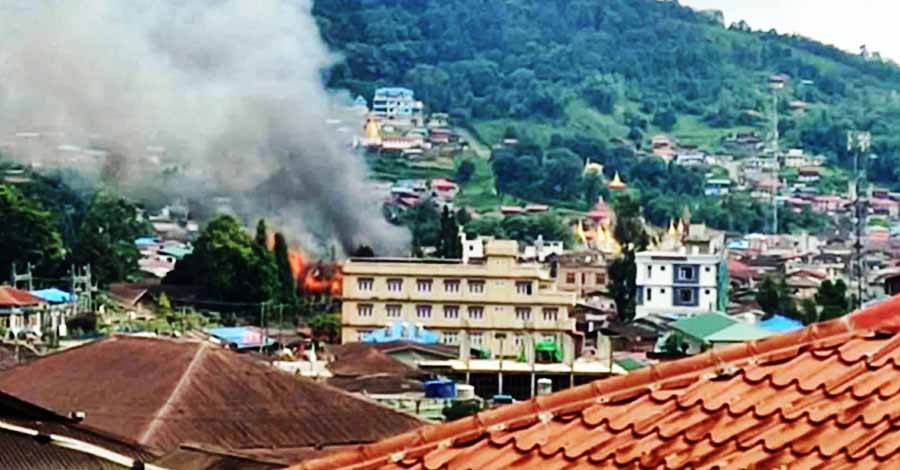 ကျောက်မဲ၊ နောင်ချိုနှင့် မိုးကုတ်တွင် တိုက်ပွဲဆက်ဖြစ်ပြီး အရပ်သား ထိခိုက်သေဆုံးသူ များလာ၊ ကျပ်ပြင်ရဲစခန်း မီးလောင်