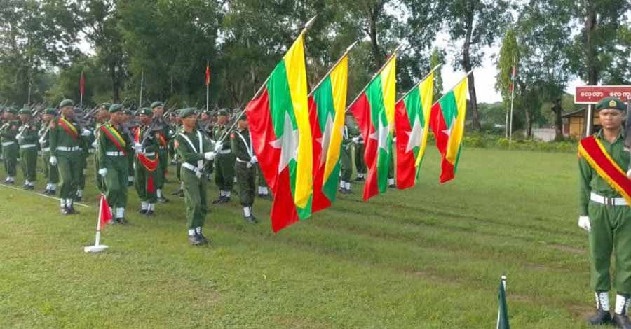 ရန်ကုန်တိုင်းက စစ်မှုထမ်းအပတ်စဉ် ၁ သင်တန်းသားများ ရှေ့တန်းပို့ခံရ