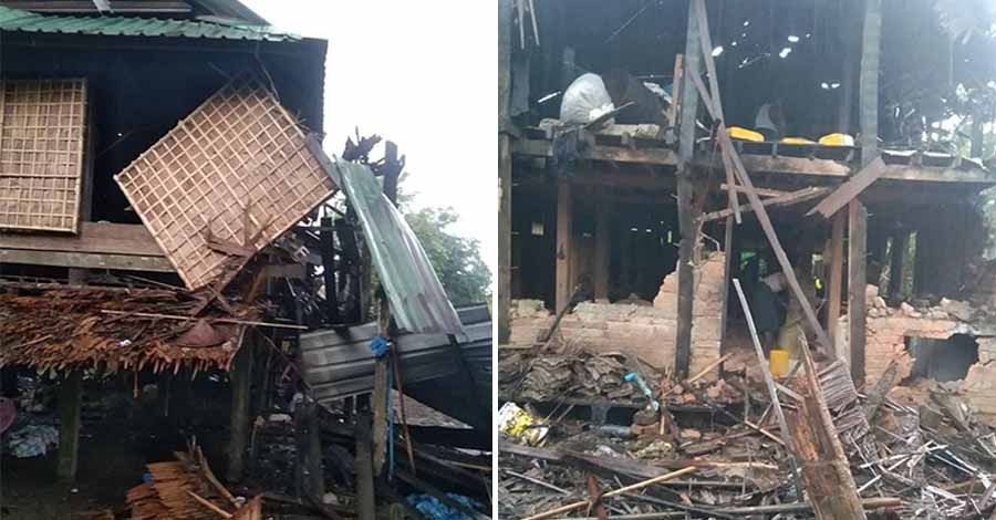 သံတွဲတွင် လေကြောင်းဗုံးကြဲတိုက်ခိုက်မှုကြောင့် အမျိုးသမီး  ၅ ဦး ဒဏ်ရာရ