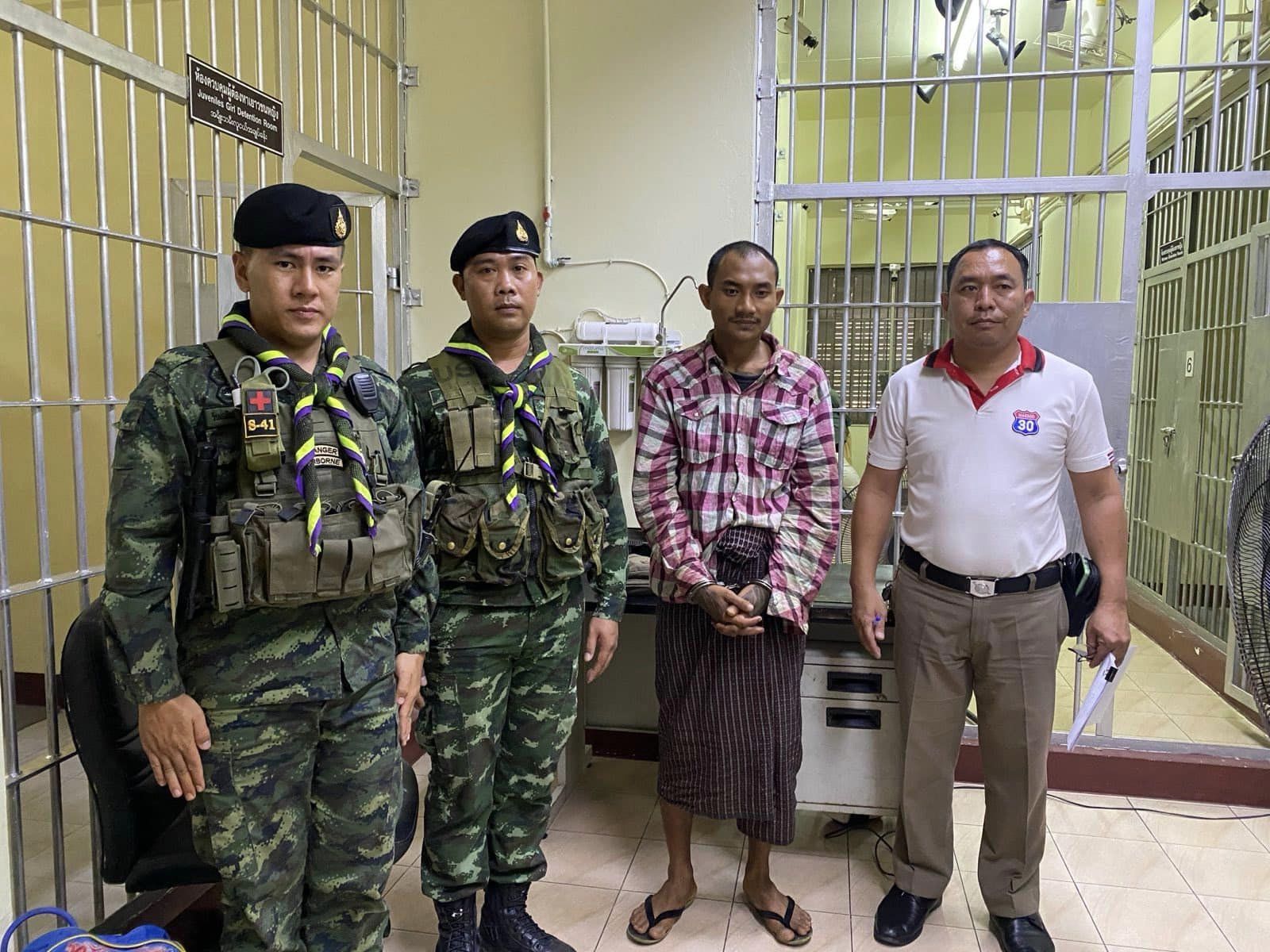 အိမ်တွင်းအကြမ်းဖက်မှုတရားခံကို  ထိုင်းရဲထံ လွှဲပြောင်းပေး