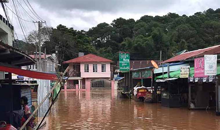 လာမည့်သီတင်း ၂ ပတ်အတွင်း မိုးများပြီး ရေကြီးရေလျှံနိုင် 