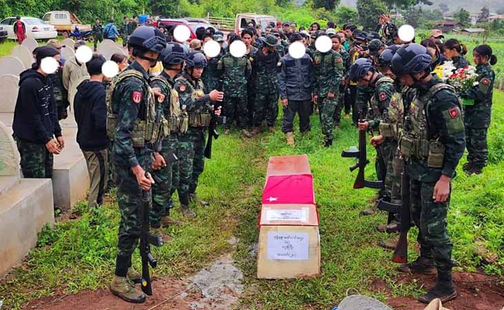 လွိုင်ကော်တိုက်ပွဲတွင် အောင်ပန်းမြို့ပြပြောက်ကျားတပ်ဖွဲ့က ဒုခွဲမှူး ၁ ဦး ကျဆုံး