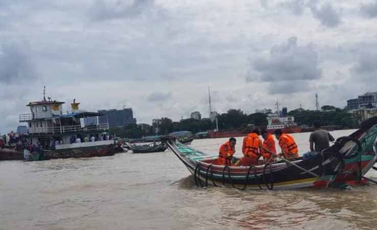 ရန်ကုန်မြစ်အတွင်း သမ္ဗာန်တိမ်းမှောက်မှုမှ ပျောက်ဆုံးနေသူ ရုပ်အလောင်းအချို့ ထပ်တွေ့