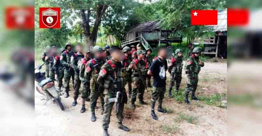 ပုသိမ်-မုံရွာလမ်းတွင် စစ်ကောင်စီက ပြည်သူအယောင်ဆောင်ပြီး လက်နက်ခဲယမ်း သယ်ဆောင်နေ