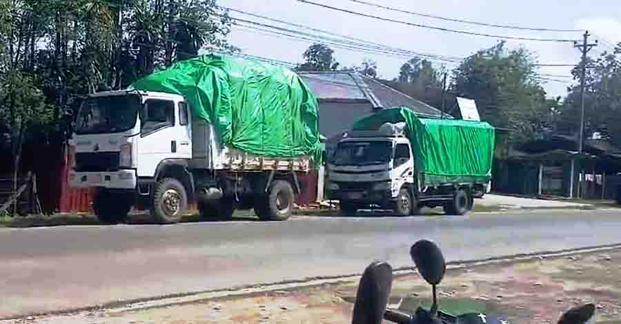 မြစ်ကြီးနား-ပူတာအိုလမ်း ပျက်စီးပြီး ကုန်ကားအစီး ၈၀ ကျော် ပိတ်မိနေ