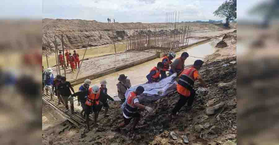 အမရပူရ ဆောက်လုပ်ရေးလုပ်ငန်းခွင် တာကျိုးမှုအတွင်း ပျောက်ဆုံးသူ ၇ ဦး အလောင်းပြန်တွေ့